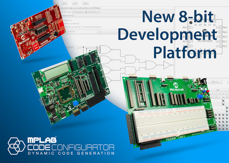  Microchip drives 8-bit MCU evolution with innovative development platform